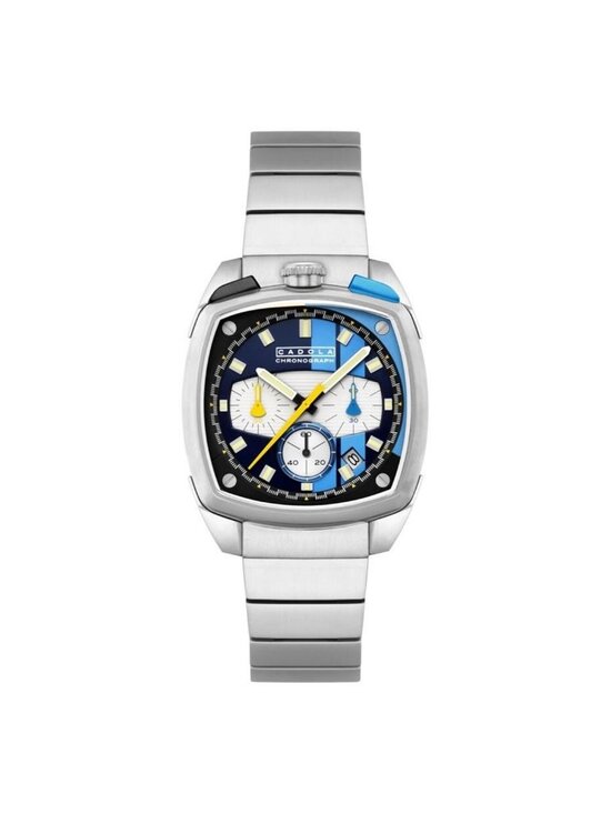 NWT Cadola Taurus Chronograph Quartz Blue Dial Men\'s Watch